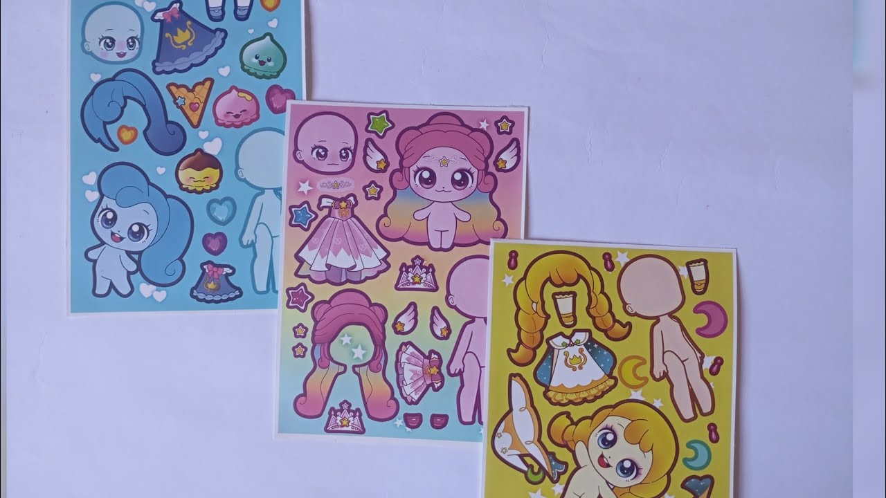 Relaxing Sticker Book ASMR 💖 | Satisfying Paper Sounds | No Talking