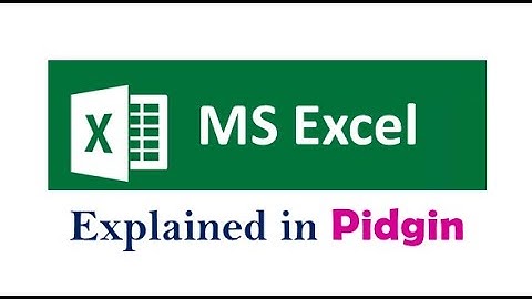 MS Excel Tutorial Part 3 – Staff Payroll Example (Explained in Pidgin English)