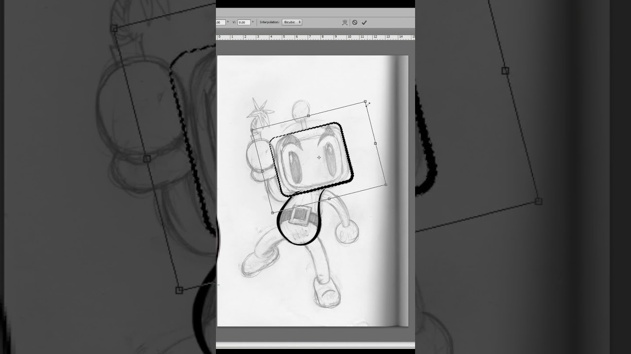 A CLIP FROM MY BOMBERMAN SPEED DRAWING 