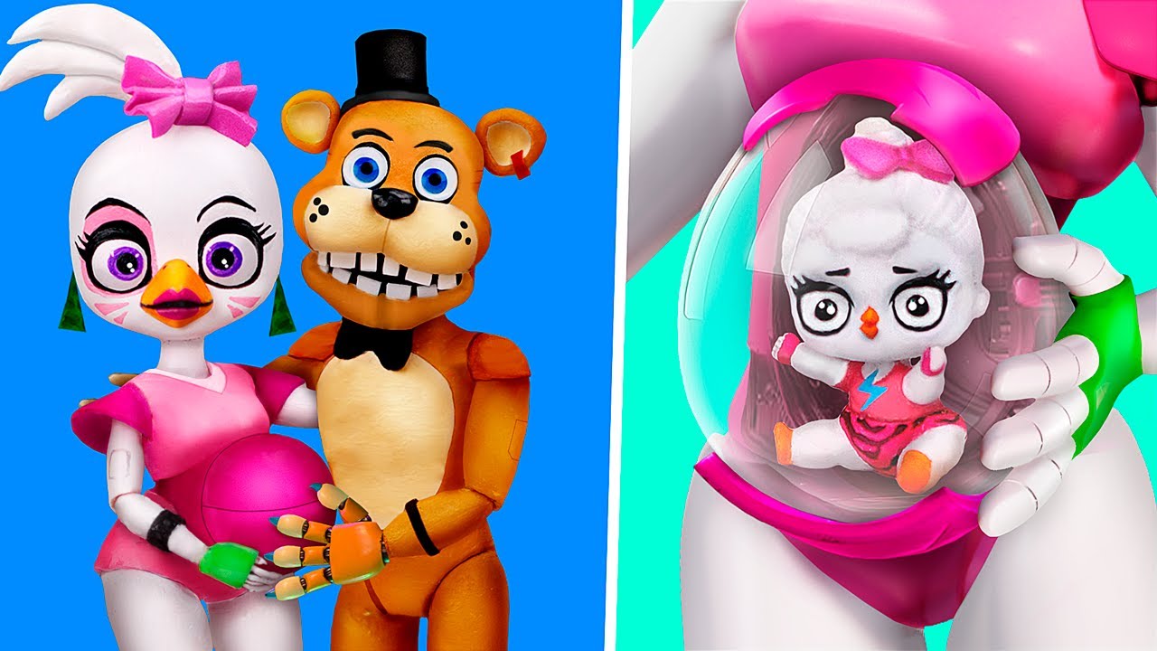 Suzy và Chica đã làm mẹ! Còn Misty ở đâu? 32 mẹo thủ công cho LOL Surprise FNaF