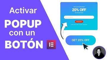 Cómo crear un POPUP que se ACTIVE con un BOTON en ELEMENTOR PRO WordPress | Crear ventana emergente