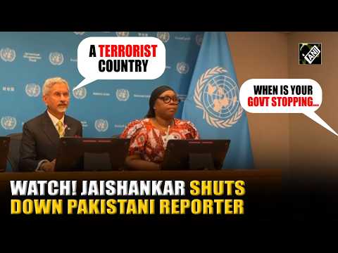 “A Terrorist Country” Jaishankar fires back at Pakistani’s poor attempt to heckle EAM on ‘terrorism’