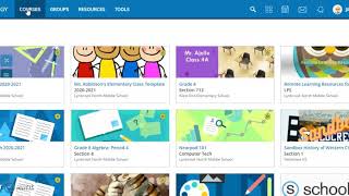 Schoology - Creating an Item Bank in Group Resources Wealth