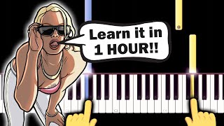 GTA San Andreas - Theme song - EASY Piano tutorial