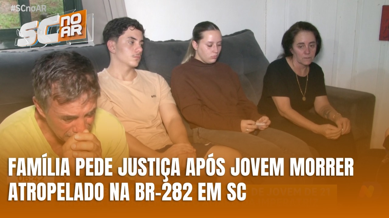 Família busca justiça após morte de jovem de 21 anos na BR-282