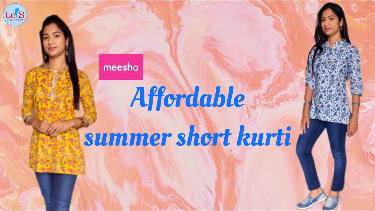 Messho short kurti haul Cotton kurtis under 300 Affordable summer
