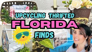 Upcycling  thrifted finds from Destin & Fort Walton beach, FLORIDA..vintage inspired diys