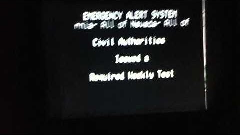 EAS - Required Weekly Test #3