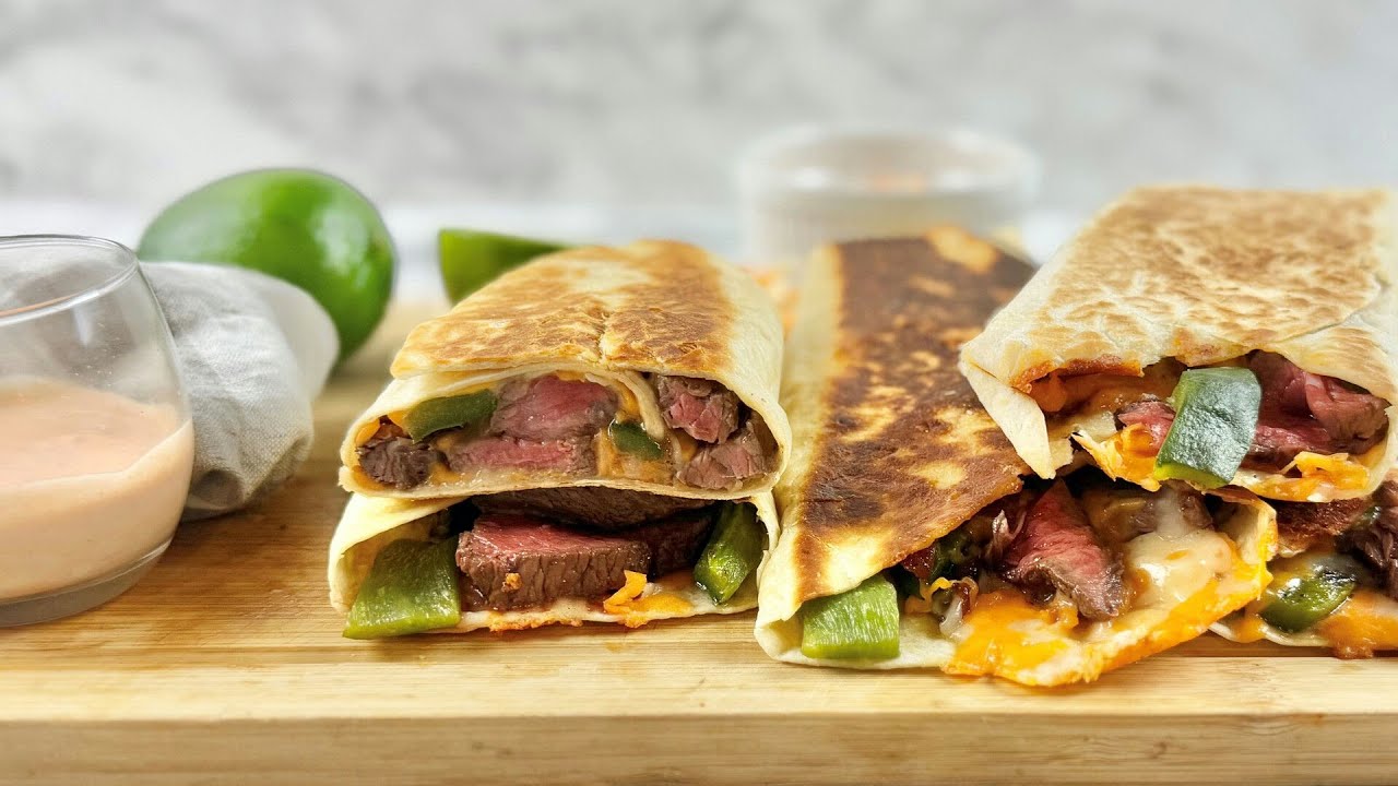 How to Recreate Taco Bell’s Steak & Poblano Rolled Quesadilla at Home