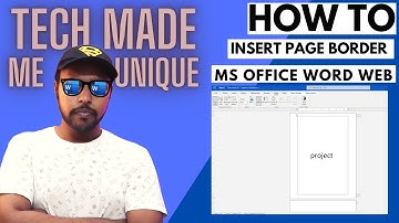how to insert page border in ms office word web