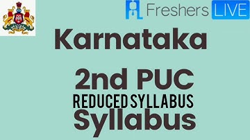2nd PUC PHYSICS REDUCED SYLLABUS || 30% SYLLABUS REDUCED FOR ACADEMIC YEAR 2020-2021