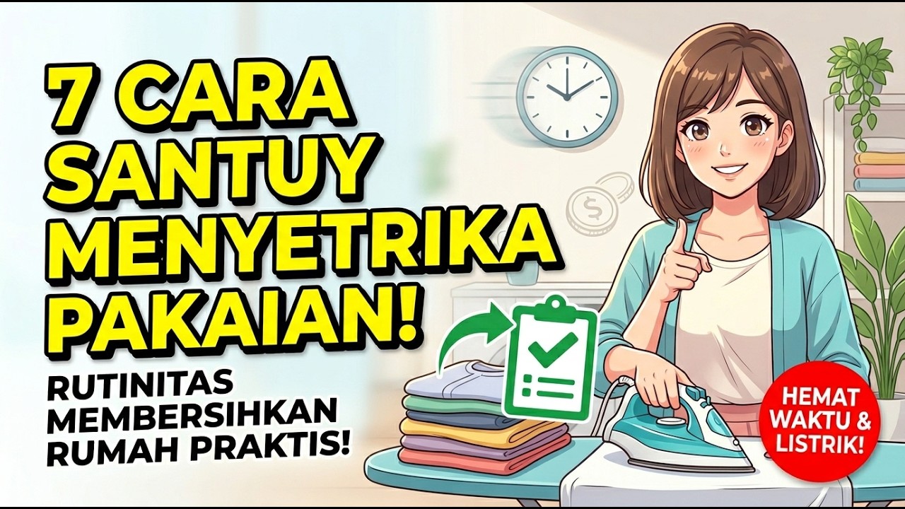 7 Cara Santai Setrika Baju, Rutinitas Praktis Beberes Rumah.