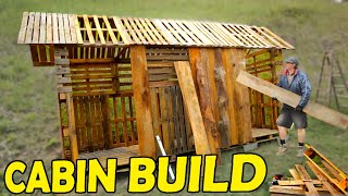 DIY Cabin from Pallet Wood #3