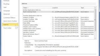 Excel 2010 Load the Analysis ToolPak
