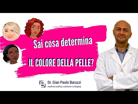 Sai cosa determina il colore della pelle?