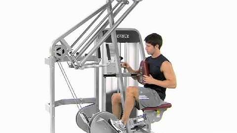 Unsupported Unilateral Row - Cybex Eagle Row