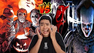 JASON FREDDY MICHAEL BERSATU MELAWAN PENNYWISE | REACTION VIDEO SERAM