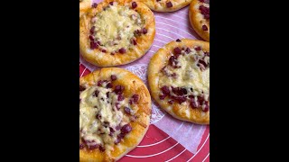 Міні ПІЦА. Смачний рецепт маленьких піц🍕