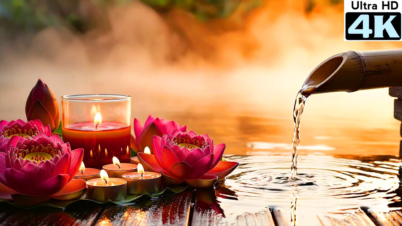 4K || Relaxing music Relieves stress, Anxiety and Depression 🌿 Heals the Mind, and Soul | Deep Sleep