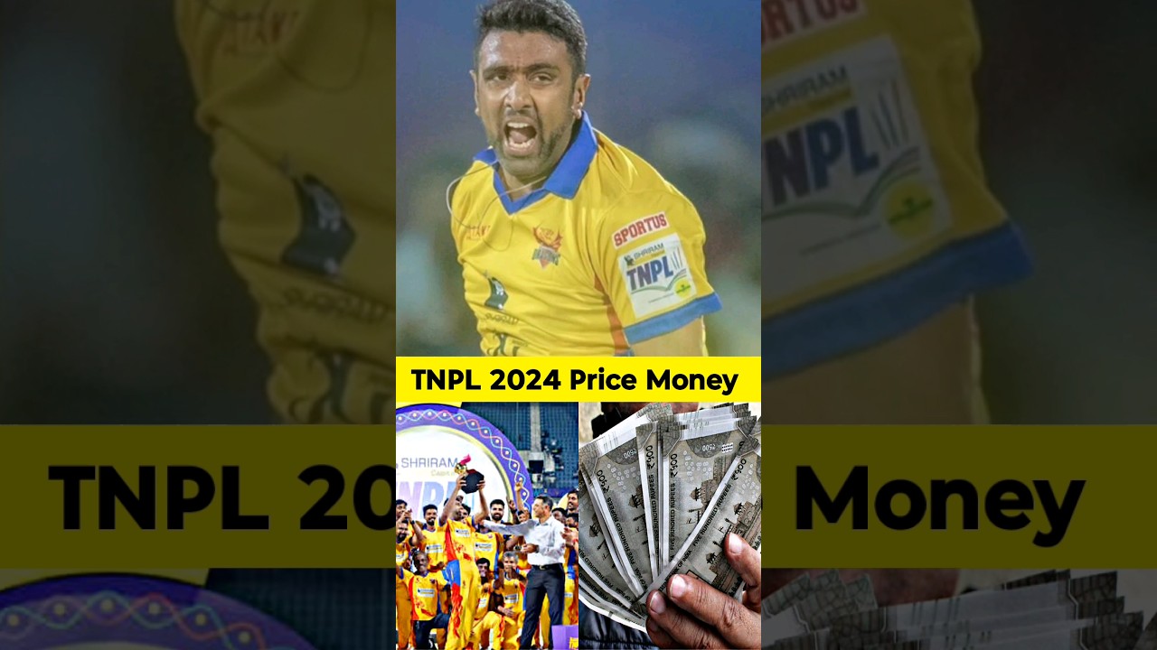 **** 🤑 TNPL 2024 Prize Money 💰 