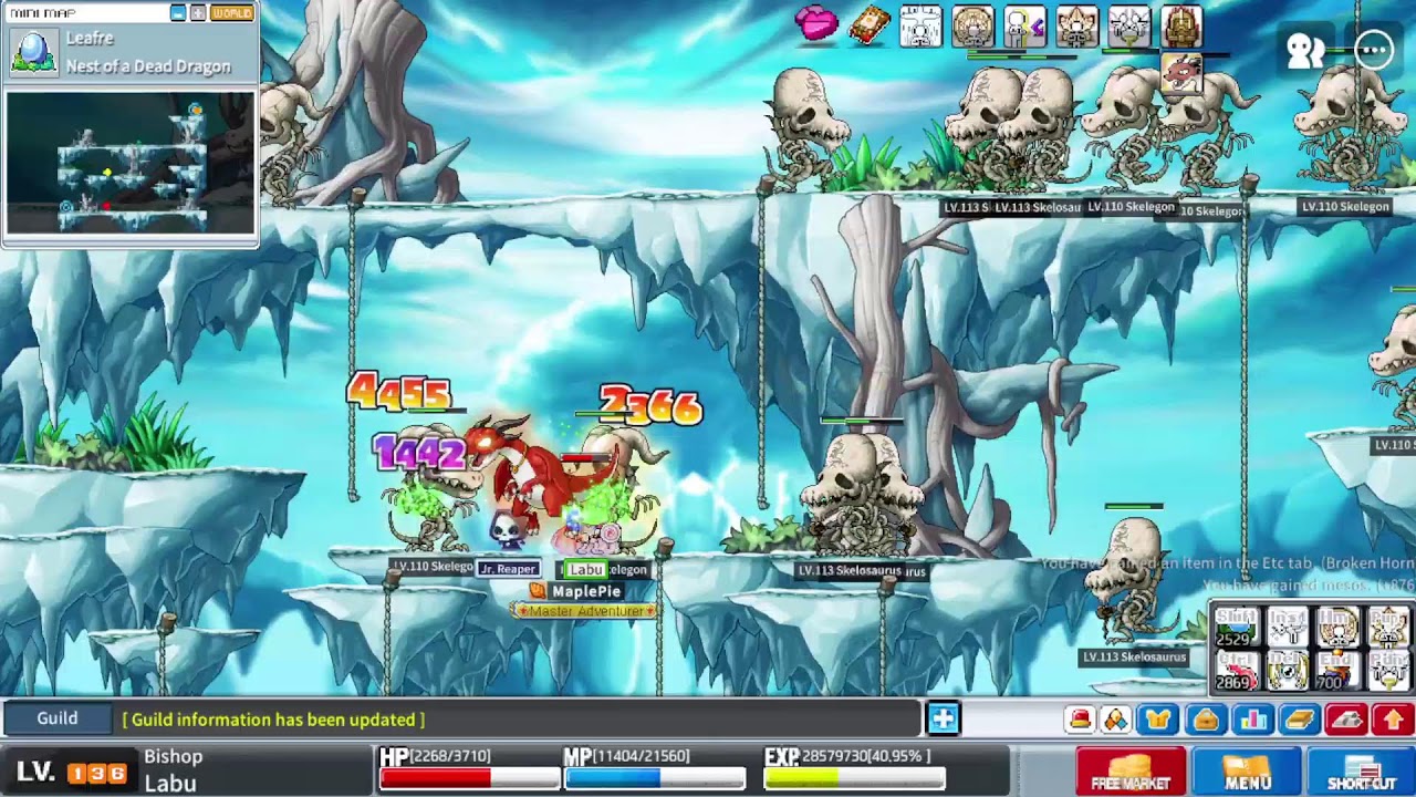 【Labu】Artale，136主教骨龍單練