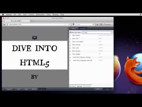 Web Developer Tools in Firefox