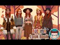 Sweater Weather Essentials 🍂| The Sims 4 Autumn 2025 Look Book (No CC Female Fashion)