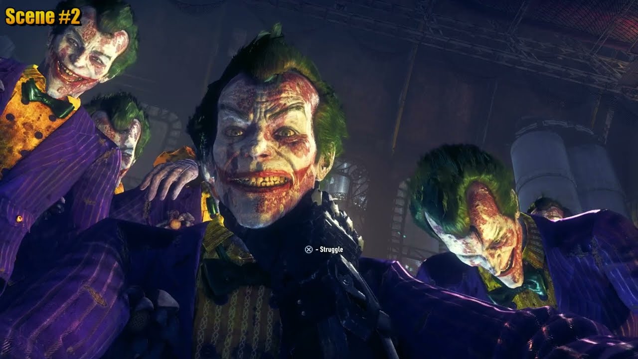 All Joker's Dialogue (7 Outcome) in Infiltrating Stagg Airships - Batman Arkham Knight