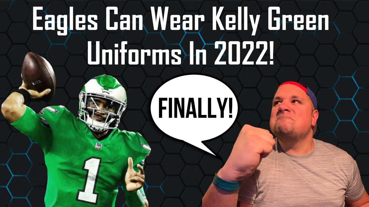 Eagles will be able to wear kelly green alternates uniforms in 2022
