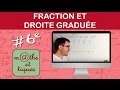 Placer une fraction sur une demidroite gradue  sixime