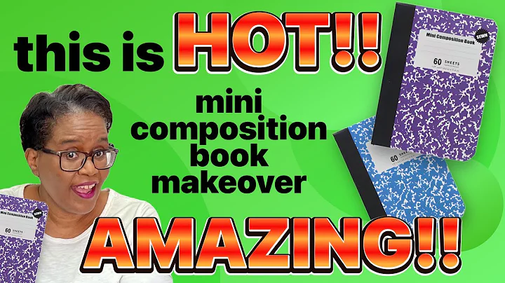 GET A JUMP ON CHRISTMAS 2025 GIFTS!  Dollar Tree Mini Composition Book Makeover!