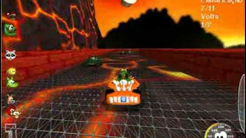 SUPERTUXKART 0.7.3. - LAVA FIELDS (NEW TRACK)