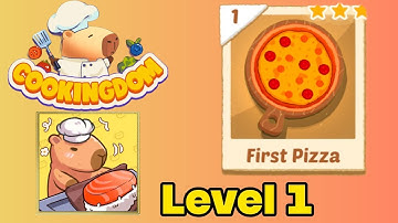 Cookingdom level 1 solution walkthrough ( first pizza ) 