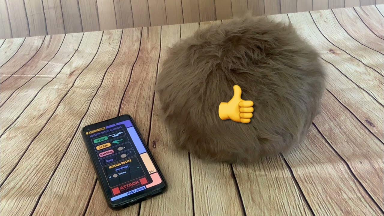 Science Division Star Trek AppEnabled Interactive Tribble Pet Section