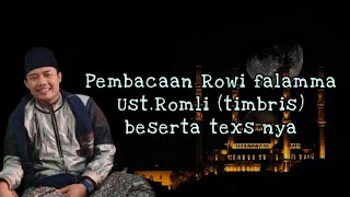 prmbaca'an rowi ust.romli texs falamma