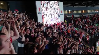 MK DONS 1 CRAWLEY TOWN 5 - Crawley Town fans League Two Play Off Semi Final 2nd Leg