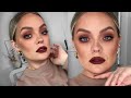 How To: FALL SMOKEY GLAM MAKEUP TUTORIAL - ALL OF THE BEST DRUGSTORE PRODUCTS!