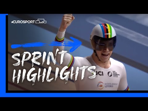 Super speed ⚡️ | the men's sprint highlights in the uci track champions league | eurosport