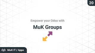MuK Groups | Odoo Addon