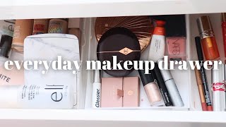 My Current Everyday Makeup Drawer For Spring