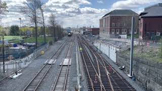 Trains along the Lowell Line