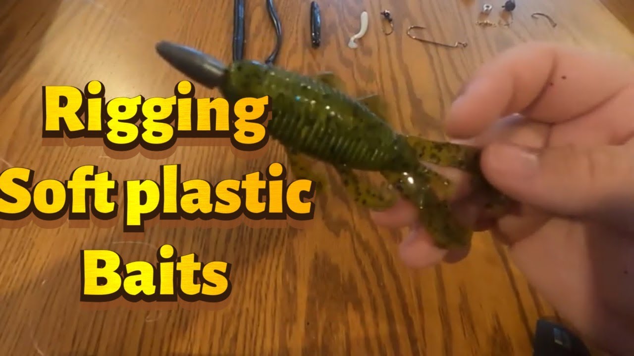 How To Rig Soft Plastic Baits For Bass YouTube