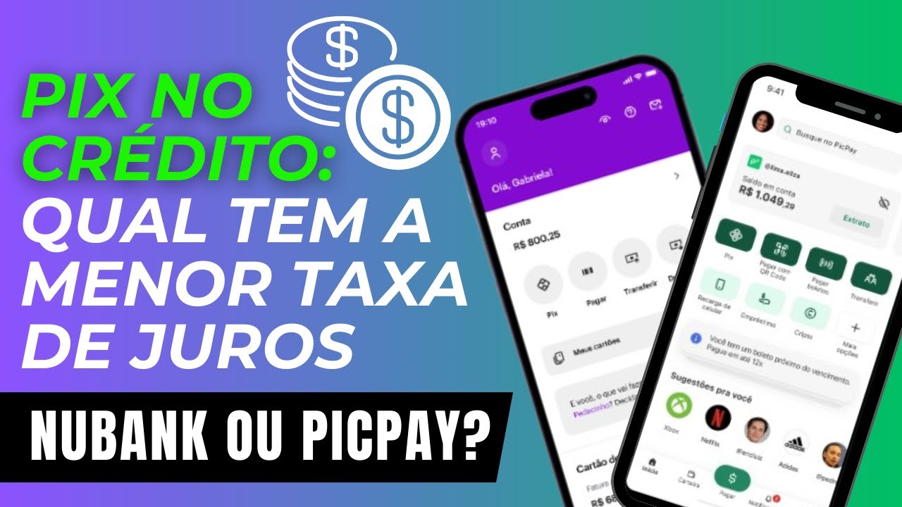 💳 PIX no CARTÃO DE CRÉDITO: Qual BANCO DIGITAL tem a MENOR TAXA de ...