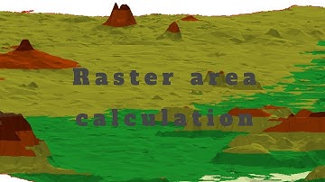 Raster area calculation