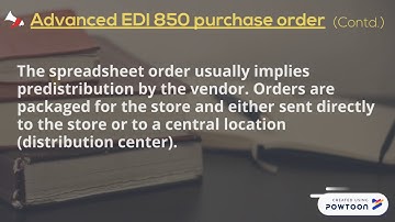 Advanced EDI 850 purchase order