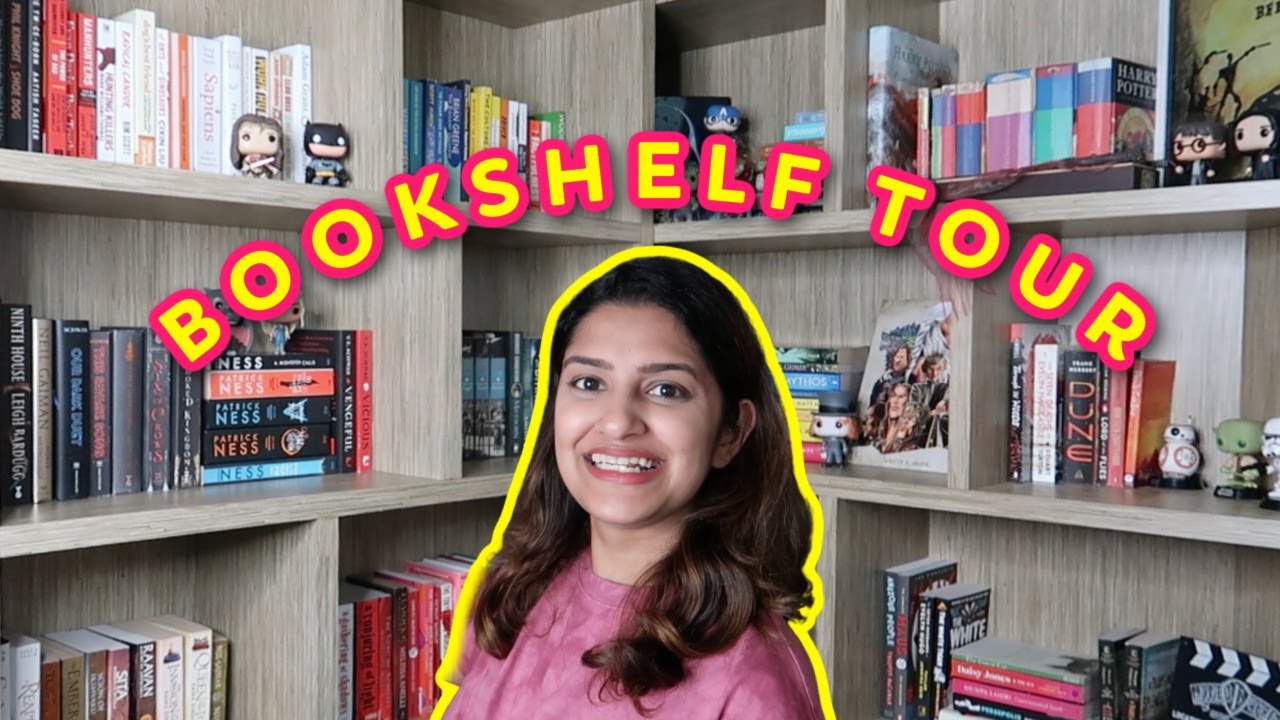 BOOKSHELF TOUR INDIA 2021 ⭐️ 150+ BOOKS 📚 YouTube