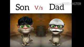 Funny joke between son and dad