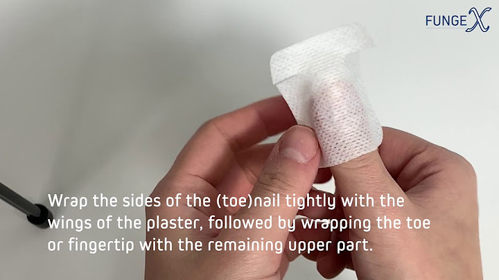FungeX Nail Fungus Plaster - How to use