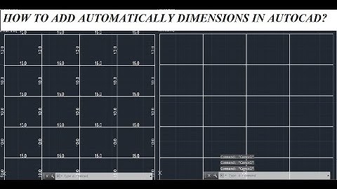How to Add #automatically  #dimensions  in #autocad  for #beginners .