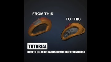 Hard Surface Clean Up in Zbrush (Timelapse)